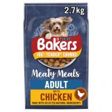 Bakers Adult Chicken Meaty Meals 2.7kg